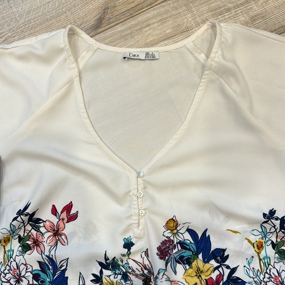 DEX Floral Blouse - Picture 3 of 7